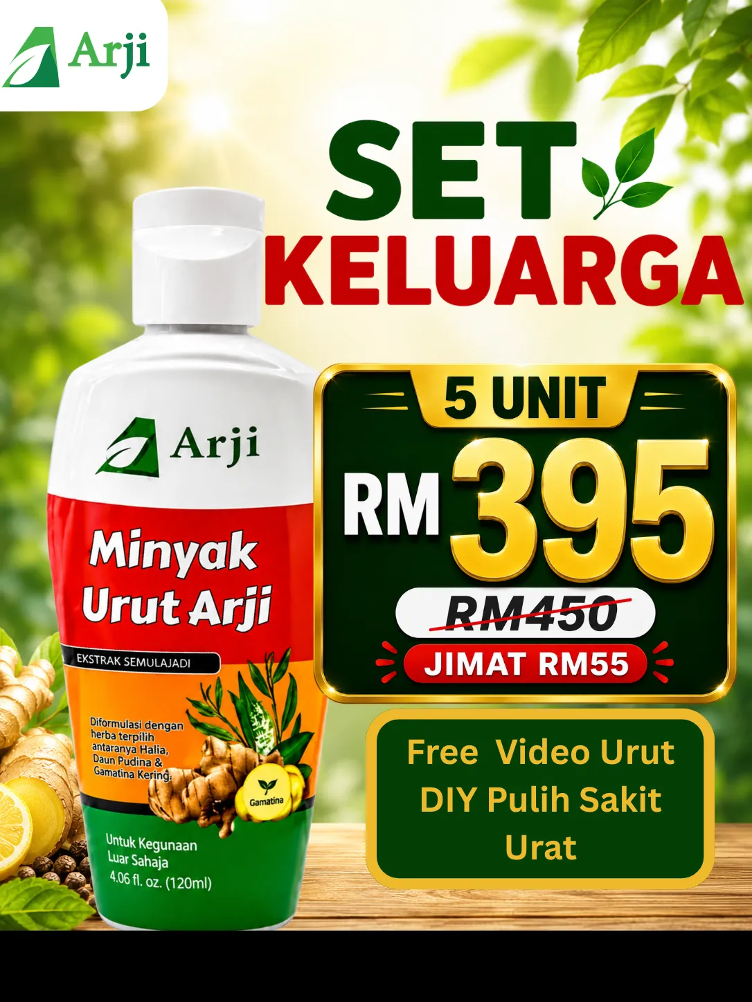 MINYAK ARJI (5 Unit)